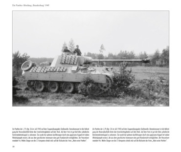 DIE PANTHER-ABTEILUNG « BRANDENBURG » 1945  und ihre Vorgeschichte als I. Abt. Pz. Rgt. 26.
