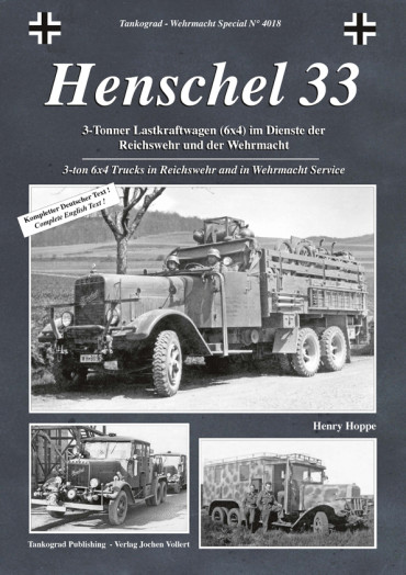HENSCHEL 33 - TANKOGRAD WEHRMACHT SPECIAL N° 4018