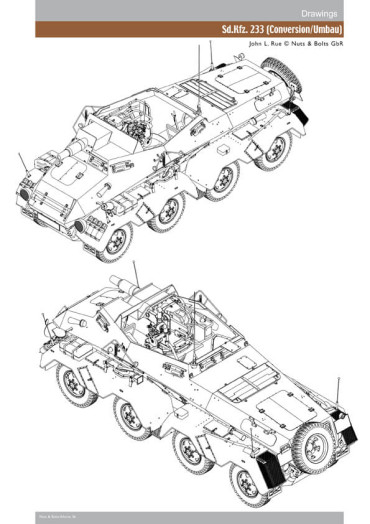 NUTS & BOLTS VOLUME 36: Büssing's schw.Pz.Spähwagen Part 2: Sd.Kfz. 233 & 263