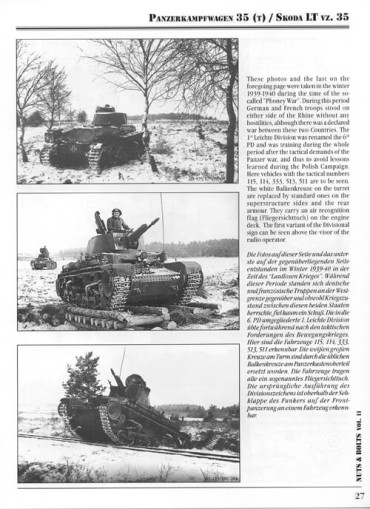 NUTS & BOLTS VOLUME 11 : PANZERKAMPFWAGEN 35 (T) (SKODA LT vz. 35)