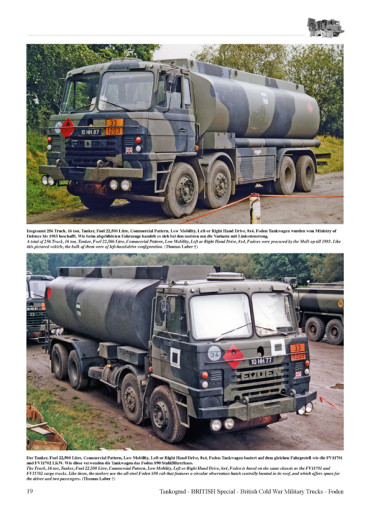 FODEN - BRITISH COLD WAR MILITARY TRUCKSTANKOGRAD - BRITISH SPECIAL N° 9026