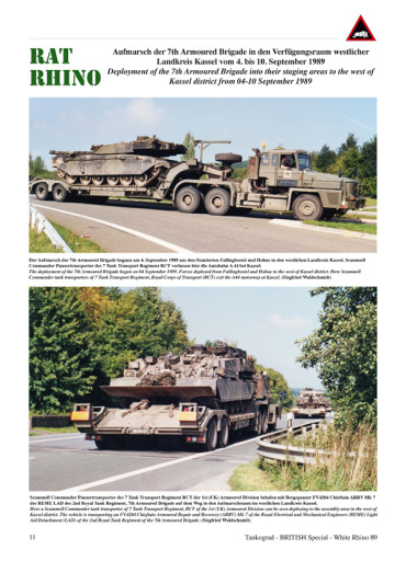 WHITE RHINO 89  - TANKOGRAD BRITISH SPECIAL N°9028