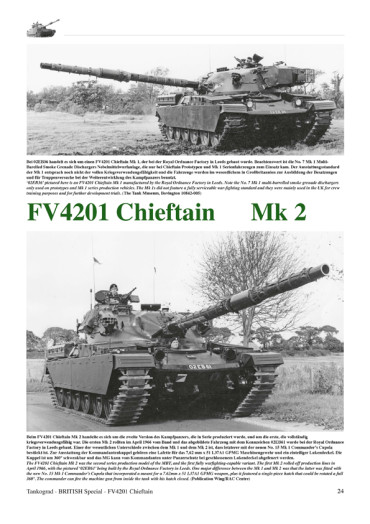 FV4201 CHIEFTAIN TANKOGRAD - BRITISH SPECIAL N° 9031