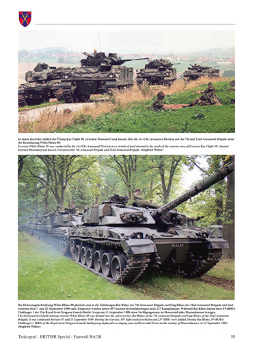 FAREWELL BAOR TANKOGRAD - BRITISH SPECIAL N° 9032