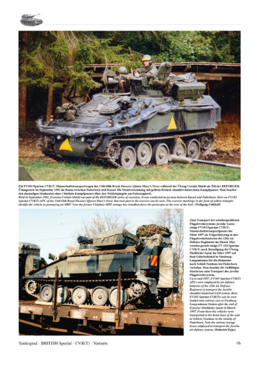 CVR(T) VARIANTS TANKOGRAD - BRITISH SPECIAL N° 9034