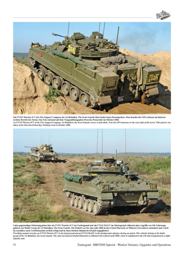 WARRIOR - Variants - Operations - Upgrades   TANKOGRAD - BRITISH SPECIAL N° 9036