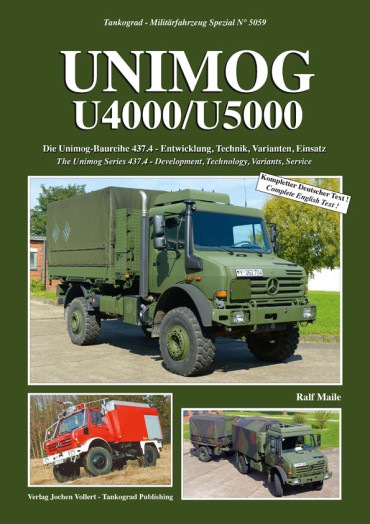 UNIMOG U4000 U 5000 - TANKOGRAD MILITÄRFAHRZEUG SPEZIAL N° 5059