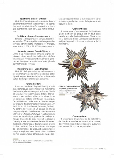 ORDRES COLONIAUX ET DES PROTECTORATS TOME 1: MAROC