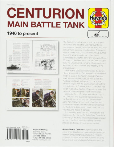 CENTURION MAIN BATTLE TANK - 1946 TO PRESENT  OWNERS' WORKSHOP MANUAL