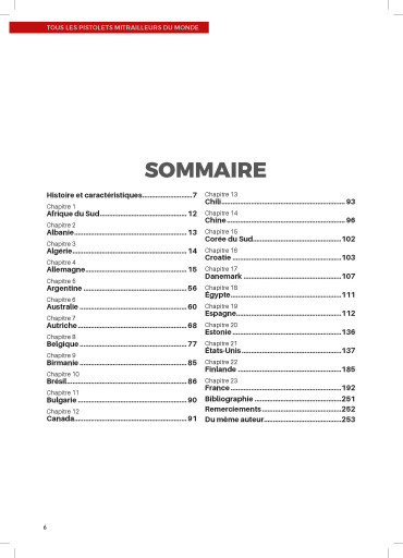 Pistolets mitrailleurs du monde entier Tome 1