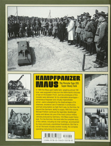KAMPFPANZER MAUS - THE PORSCHE TYPE 205 SUPER-HEAVY TANK