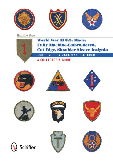 WWII U.S. MADE, FULLY MACHINE-EMBROIDERED, CUT-EDGE, SHOULDER SLEEVE INSIGNIA