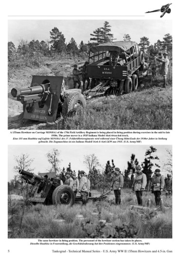 US WW II 155 MM HOWITZERS - Tankograd TM N°6012