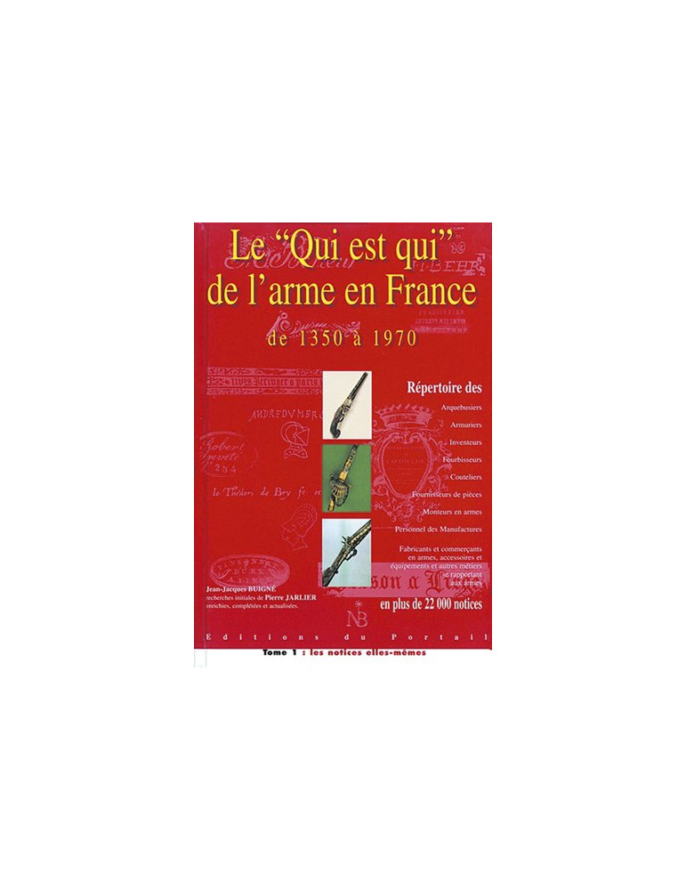 LIVRES/BIBLIOGAPHIE ARMURIERS D'ANTAN Le-qui-est-qui-de-larme-en-france-de-1350-a-1970-tome-1