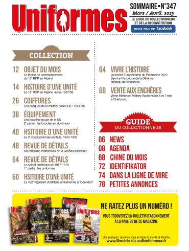 UNIFORMES 347 - MARS AVRIL 2023