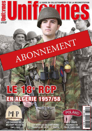 Abonnement UNIFORMES 1 an Etranger DomTom