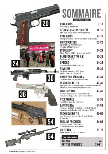 ACTION N°410 - MARS AVRIL 2023