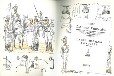 Planche Lucien Rousselot n°18 - Lanciers de la Garde Impériale 1854-1870