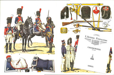 Planche Lucien Rousselot n°44 - Carabiniers 1804-1810