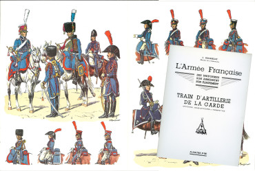 Planche Lucien Rousselot N°106 - Train d'artillerie de la Garde 1800-1815