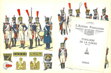 Planche Lucien Rousselot n°101 - Fusiliers de la Garde 1806-1814