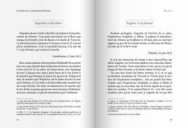 LETTRES DE LA CAMPAGNE DE RUSSIE