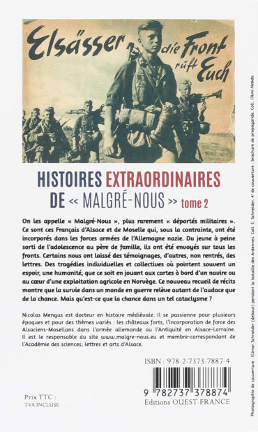 HISTOIRES EXTRAORDINAIRES DE "MALGRÉ-NOUS" TOME 2