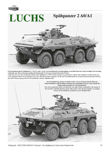 LUCHS - TANKOGRAD MILITÄRFAHRZEUG SPEZIAL N° 5077