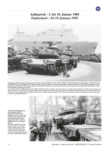 REFORGER 85 CENTRAL GUARDIAN            TANKOGRAD AMERICAN SPECIAL N°3039