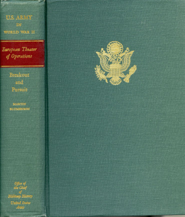 BREAKOUT AND PURSUIT : THE EUROPEAN THEATER OF OPERATIONS