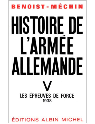 HISTOIRE DE L'ARMEE ALLEMANDE TOME 5
