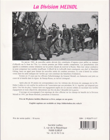 LA DIVISION MEINDL : RUSSIE 1942