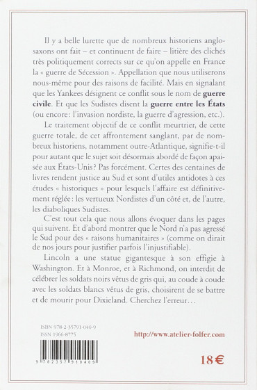 LA DÉSINFORMATION AUTOUR DE LA GUERRE DE SÉCESSION