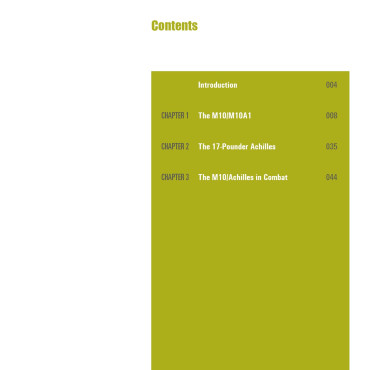 M10 GUN MOTOR CARRIAGE and the 17-Pounder Achilles Tank Destroyer