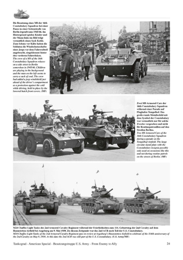 THE US ARMY OCCUPATION FORCES IN GERMANY 1945 TO 1955    TANKOGRAD AMERICAN SPECIAL N°3028