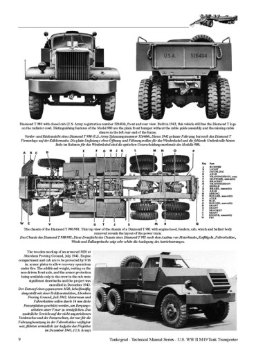 US WW II M19 TANK TRANSPORTER - TANKOGRAD TM N°6018