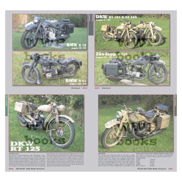 WWII GERMAN SOLO MOTORCYCLES IN DETAIL