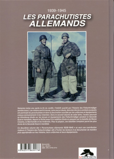 LES PARACHUTISTES ALLEMANDS - 1939-1945 VOL. 2