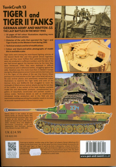 TIGER I AND TIGER II TANKS GERMAN ARMY AND WAFFEN-SS, THE LAST BATTLES IN THE WEST 1945  - TANK CRAFT