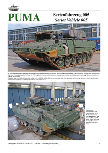 PUMA TANKOGRAD - MILITÄRFAHRZEUG SPEZIAL N° 5061