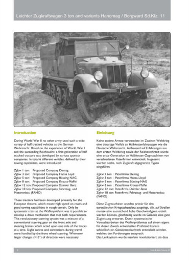 NUTS & BOLTS VOLUME 20 : LEICHTER ZUGKRAFTWAGEN 3 TON and variants Hanomag / Borgward Sd.Kfz. 11