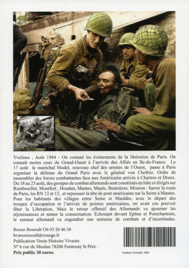 YVELINES - COMBATS 1944 TOME 1 - 15 au 25 août 1944