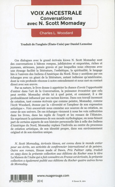VOIX ANCESTRALE - CONVERSATIONS AVEC N. SCOTT MOMADAY