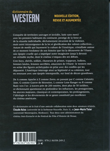 DICTIONNAIRE DU WESTERN