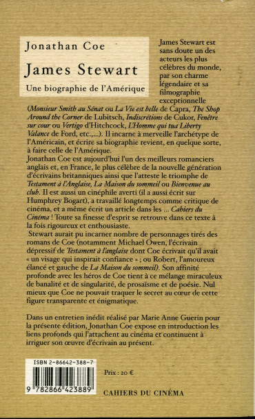 JAMES STEWART - UNE BIOGRAPHIE DE L'AMÉRIQUE