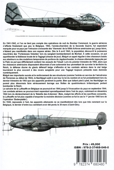 LA LUFTWAFFE EN BELGIQUE Tome 2 :  Intensification des combats et repli