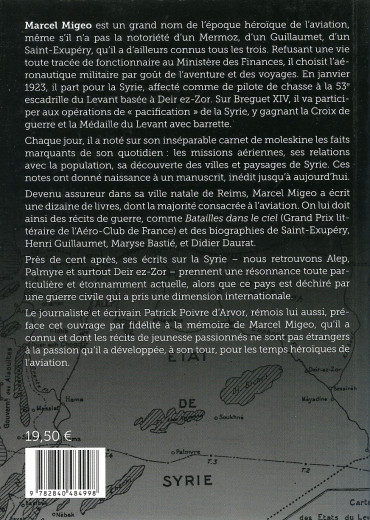 D'AZUR ET DE SABLE : UN AVIATEUR FRANÇAIS EN SYRIE EN 1923