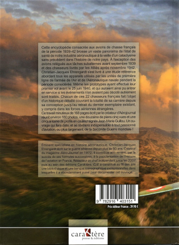 ENCYCLOPEDIE DES AVIONS DE CHASSE FRANCAIS 1939-1942