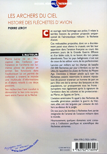 LES ARCHERS DU CIEL : HISTOIRE DES FLÉCHETTES D'AVION