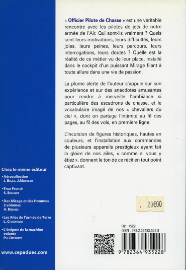 OFFICIER PILOTE DE CHASSE
